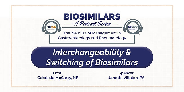 Interchangeability Switching Of Biosimilars Interchangeability Switching Of Biosimilars